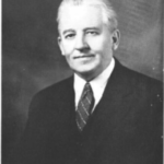 Black and white photo of Elder Melvin J Ballard